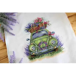 Набор для вышивания крестом "Через цветущие поля" SNV-873