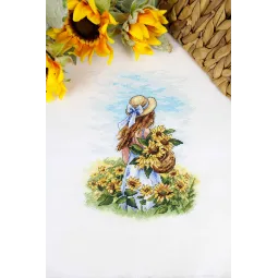 Cross stitch kit "Across the sunny field" SNV-849