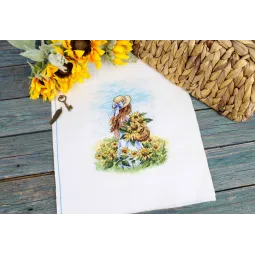 Kreuzstich-Set "Über das sonnige Feld" SNV-849