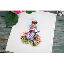 Набор для вышивания крестом "Маковые сны" SNV-848