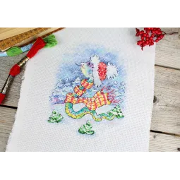 Cross stitch kit "Snow Walk" SM-793