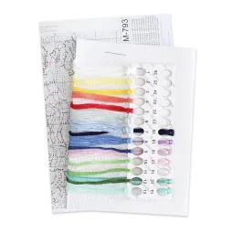 Набор для вышивания крестом "Прогулка по снегу" SM-793