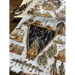 Kreuzstich-Set "Magische Bestien. Katze" SANV-52