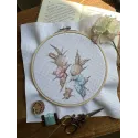 Cross Stitch Kit "Sleeping Bunnies" SANS-70