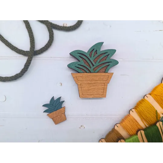 Magnetic needle holder. Succulent KF059/63