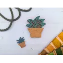 Magnetic needle holder. Succulent KF059/63