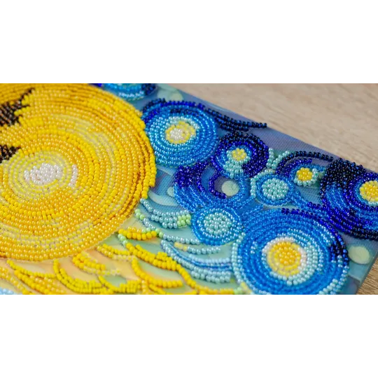 Kit de broderie avec des perles principale Il y a derrière la cascade 19,5x35 cm AAB-908 Kit de broderie avec des perles principale Il y a derrière la cascade 19,5x35 cm AAB-908