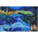 Основной набор для вышивки бисером Там за водопадом 19,5x35 см AAB-908