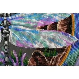 Main Bead Embroidery Kit Summer water colors-3 30x34 cm AAB-503