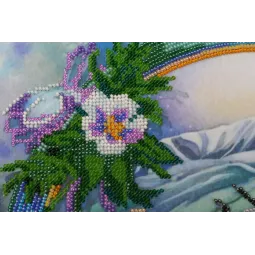 Main Bead Embroidery Kit Summer water colors-3 30x34 cm AAB-503