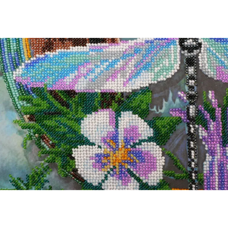 Kit principal de broderie de perles Couleurs d'été de l'eau-3 30x34 cm AAB-503
