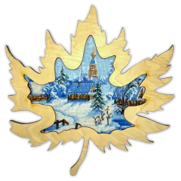 Наборы для вышивания крестиком - Морозное настроение (Пейзаж) 20x16 cm AAH-162