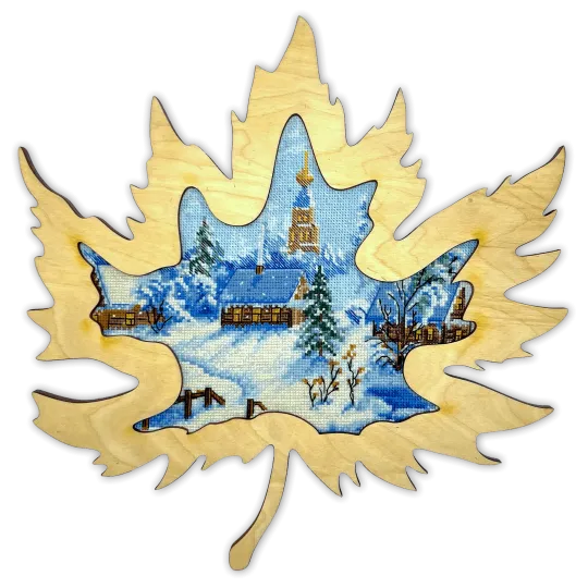 Kits de point de croix - Ambiance glaciale (Paysage) 20x16 cm AAH-162