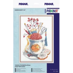 Cross stitch kit PANNA "Crafter's cup" PRT-7039