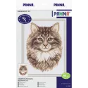Kit de point de croix PANNA "Chat sibérien" PJ-7465