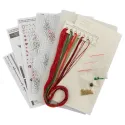 Kit de point de croix PANNA "Jouet de Noël. Motifs de Noël" PIG-7387