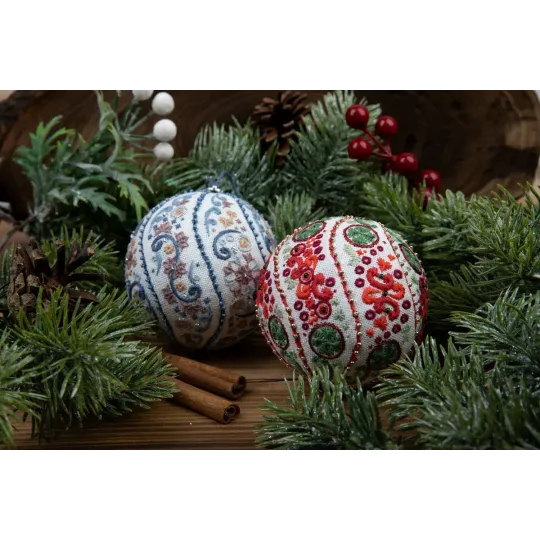 Kit de point de croix PANNA "Jouet de Noël. Motifs de Noël" PIG-7387