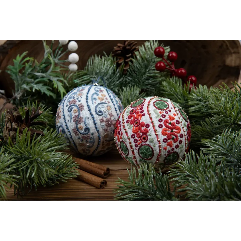 Kit de point de croix PANNA "Jouet de Noël. Motifs de Noël" PIG-7387