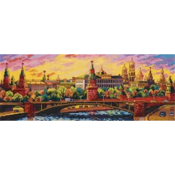 Cross stitch kit PANNA "Evening Moscow" PG-7139
