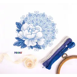 Набор для вышивания крестом PANNA "Чудесный цветок" PC-1957