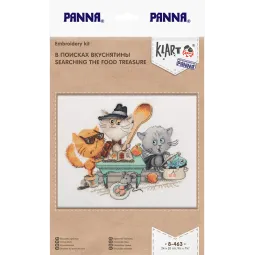Kryželių siuvinėjimo rinkinys KLART "Ieškant maisto lobio" KL8-463