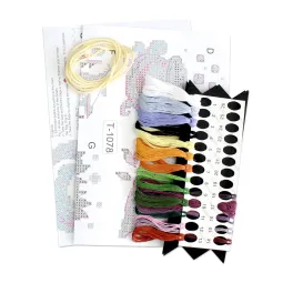 Набор для вышивания крестиком "Гирлянда «Ведьминские истории» (7 флажков)" ST-1078