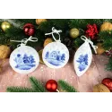 Kit de point de croix "Jouets du nouvel an n° 2. Lot de 3" ST-1073