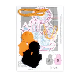 Набор для вышивания крестиком "Замок с узорами" ST-1016