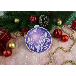 Cross stitch kit "New Year's ball "Amethyst radiance" SR-961