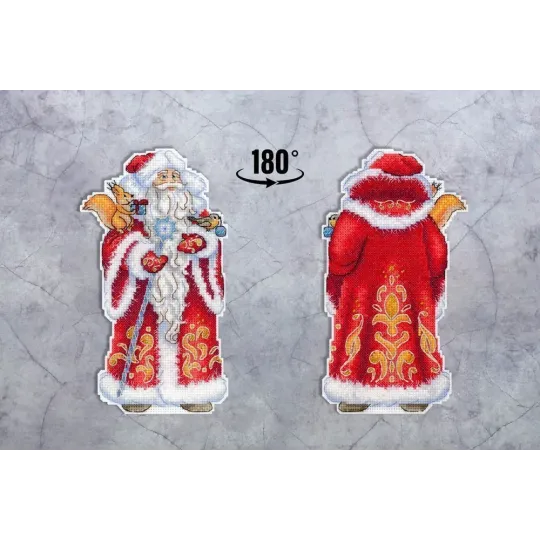 Kreuzstich-Set "Santa Claus, mit Ständer" SR-943