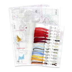 Kreuzstich-Set "Santa Claus, mit Ständer" SR-943