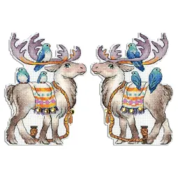 Набор для вышивания крестиком "Сказочный олень" SR-928