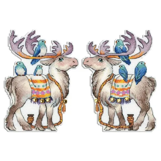 (S) Kit point de croix "Cerf de conte de fées" SR-928