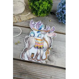 Набор для вышивания крестиком "Сказочный олень" SR-928