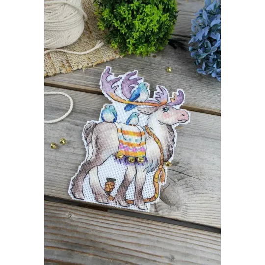 (S) Kit point de croix "Cerf de conte de fées" SR-928