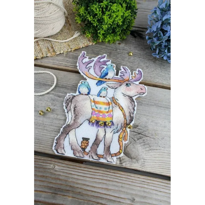 (S) Kit point de croix "Cerf de conte de fées" SR-928