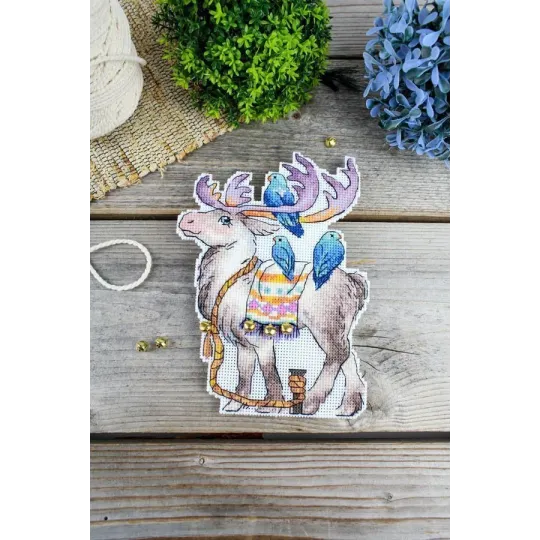 (S) Kit point de croix "Cerf de conte de fées" SR-928