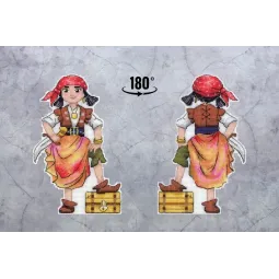 Kreuzstich-Set "Kleiner Räuber" SR-926