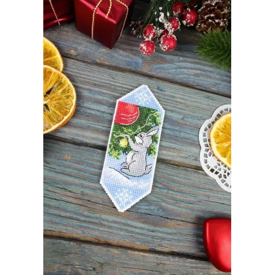 (S) Kit de point de croix "Bonbon de Nouvel An n° 6" SR-1123