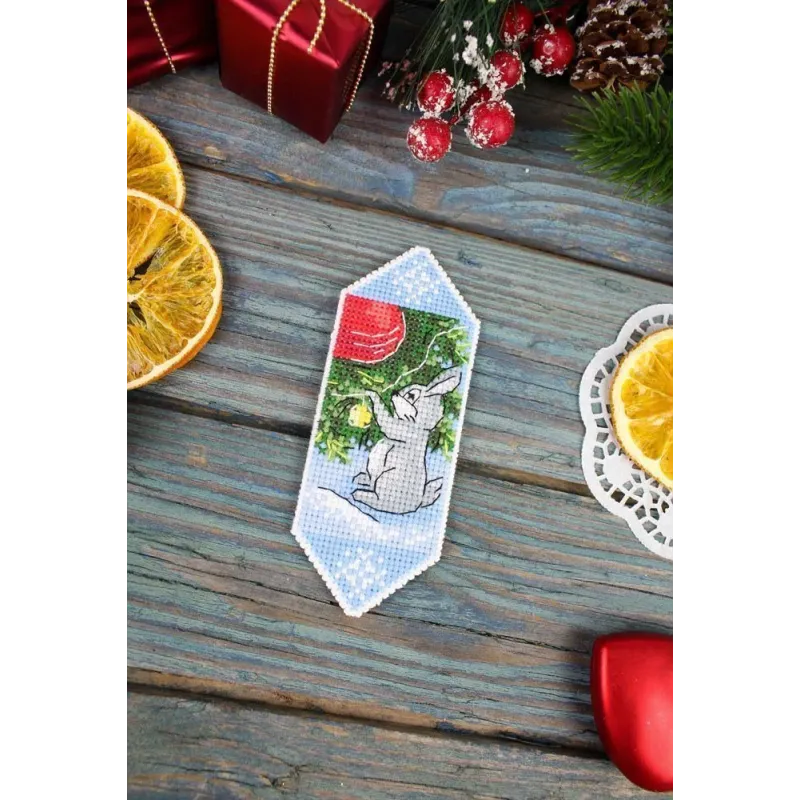 (S) Kit de point de croix "Bonbon de Nouvel An n° 6" SR-1123