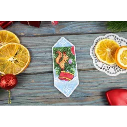 Набор для вышивания крестиком "Новогодняя конфетка № 5" SR-1122