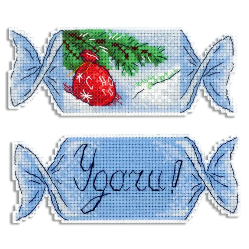 Kreuzstich-Set "Neujahrsbonbon Nr. 3" SR-1120