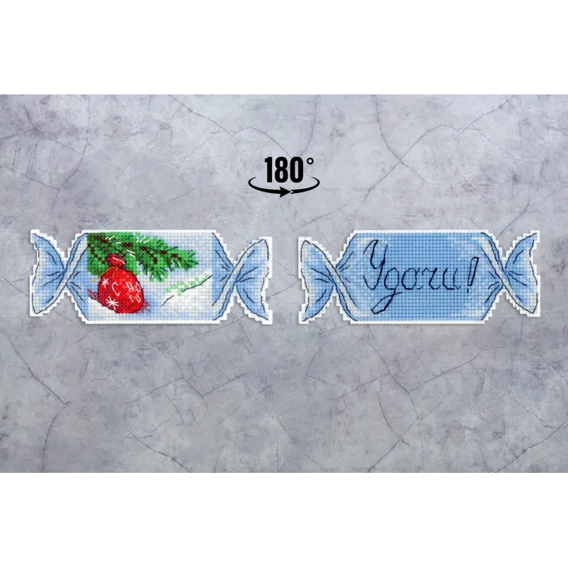 Kreuzstich-Set "Neujahrsbonbon Nr. 3" SR-1120