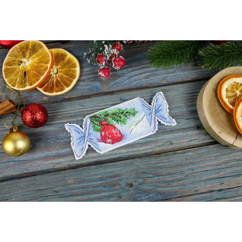 Kreuzstich-Set "Neujahrsbonbon Nr. 3" SR-1120
