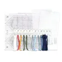 Kit de point de croix "Bonbons du Nouvel An n°1" SR-1118