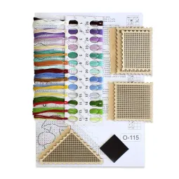 Вышивка крестом на деревянной основе "Марки СССР. Магниты" SO-115