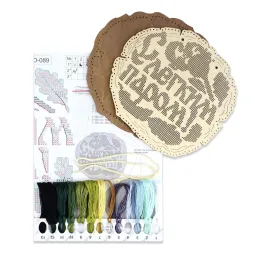 Вышивка крестиком на деревянной основе "Наслаждайтесь ванной!" SO-089