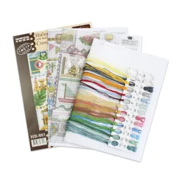 Набор для вышивания крестом "Сэмплер. На пляже" SNV-883