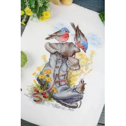 Kreuzstich-Set "Unerwartete Nachbarn" SM-773