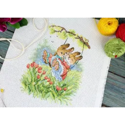 Kryželiu siuvinėjimo rinkinys "Winged swing" SM-765